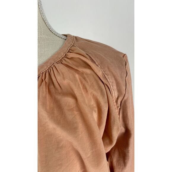 Hei Hei Womens Full Zip Lightweight Bomber Jacket Long Sleeve Size Small Tan - Picture 9 of 12